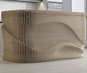 wooden reception desk 1