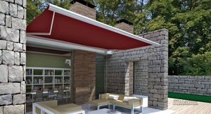 pergola cover with solar protection