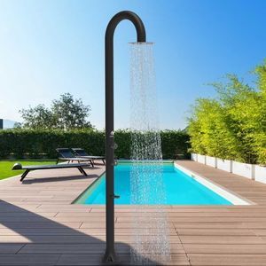traditional outdoor shower