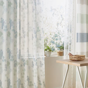 floral pattern sheer curtain fabric