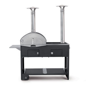 wood-burning barbecue