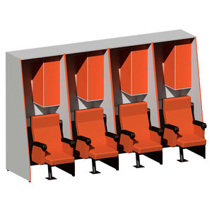 locker with built-in seat