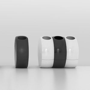 wall-mounted trash can
