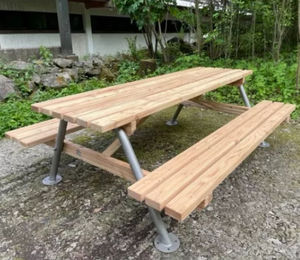 contemporary picnic table