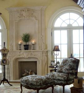 Louis XIV style overmantel