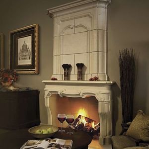 Louis XIV fireplace mantel
