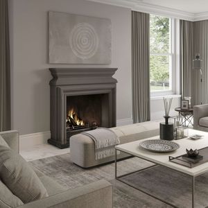 contemporary fireplace mantel