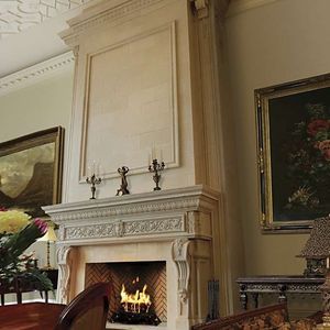 contemporary overmantel