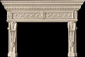 contemporary fireplace mantel