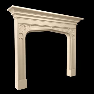 traditional fireplace mantel