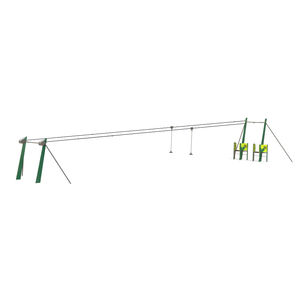 cable slide for playground