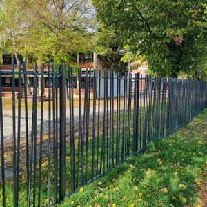 fence with bars
