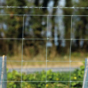 knotted wire fence