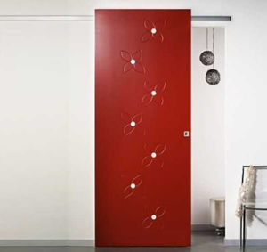 lacquered door