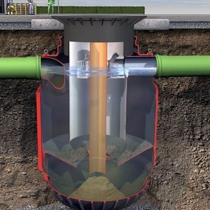 high-density polyethylene (HDPE) oil separator
