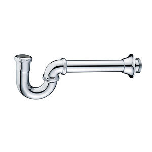 chrome-plated brass bottle trap