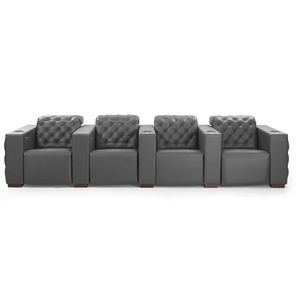 full-grain leather cinema seating