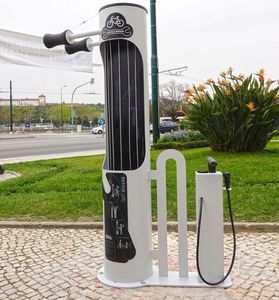 aluminum bike repair station