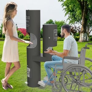 floor-standing disinfectant dispenser