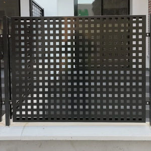 perforated sheet metal fencing