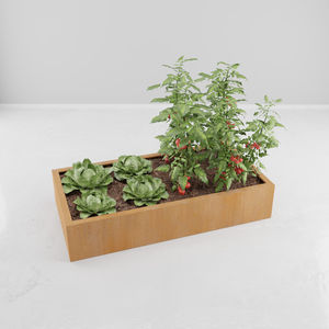 COR-TEN® steel garden planter