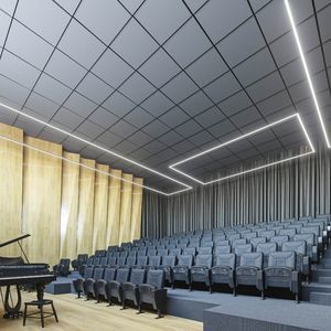 glass wool suspended ceiling
