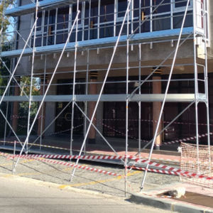 metal scaffolding