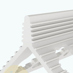 galvanised steel decorative profile