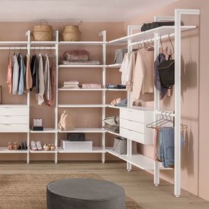 modular walk-in wardrobe