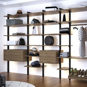 wall-mounted shelves