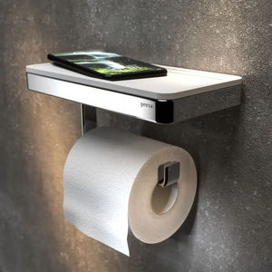 wall-mounted toilet roll holder