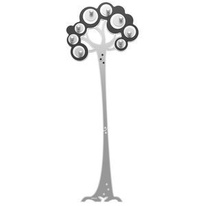 wall-mounted coat rack