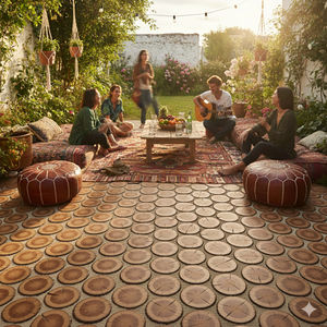 wooden paver