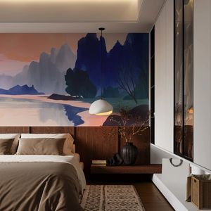 nonwoven fabric wallpaper 1
