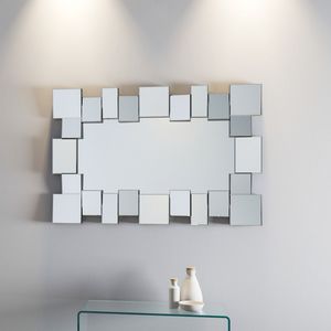 wall-mounted mirror