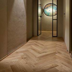 solid parquet floor