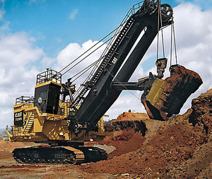 crawler excavator / cable / for construction / electric