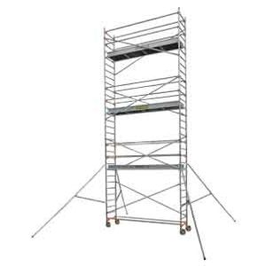 wooden scaffolding