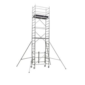 wooden scaffolding