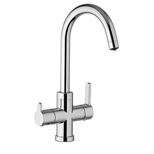countertop double-handle mixer tap