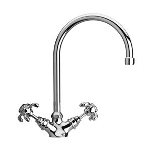 countertop double-handle mixer tap