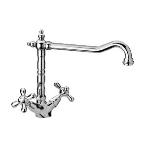 countertop double-handle mixer tap