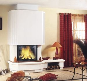 wood-burning fireplace 1