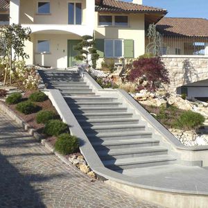 natural stone step