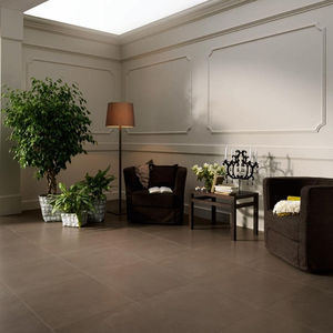 indoor tile / for floors / porcelain stoneware / plain