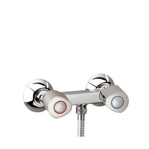 double-handle shower mixer tap