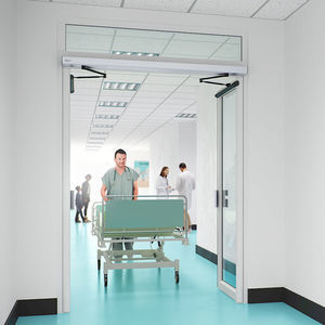 automatic swing door opening mechanism
