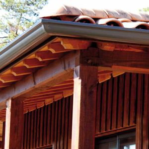 aluminum roof gutter / semicircular