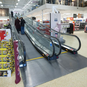 inclined moving walkway