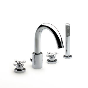 double-handle shower mixer tap